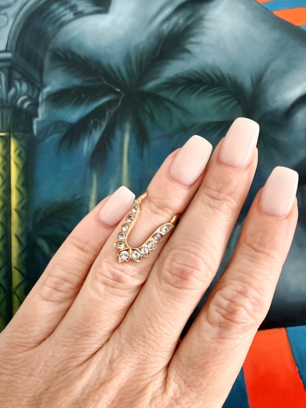 GOLD Vanki Ring 19-20K, Size 2.5-3.5